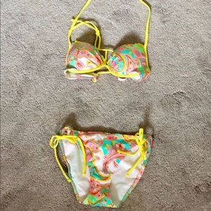 Victoria’s Secret yellow bikini bottom